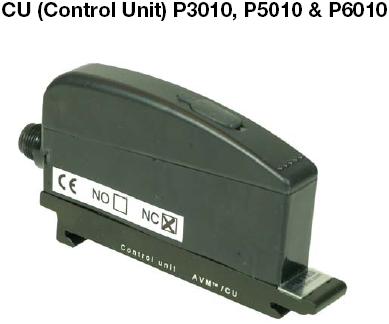 CUControl Unit P3010 P5010 P6010 Valves