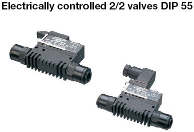 Electrically controlled 22 valves DIP55 Valves